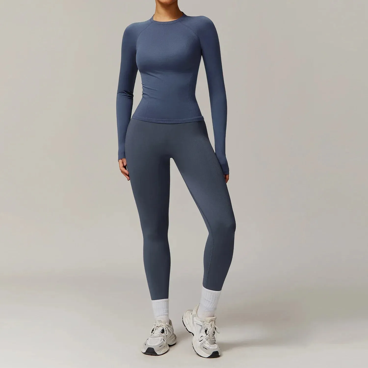 Seamless 2 Piece Fitness Leggings Set