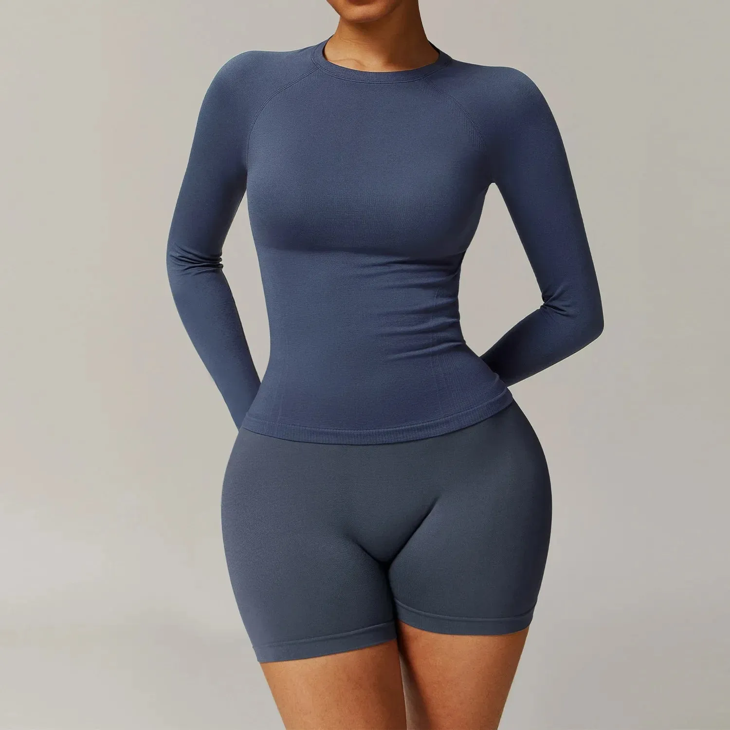 Seamless 2 Piece Fitness Leggings Set