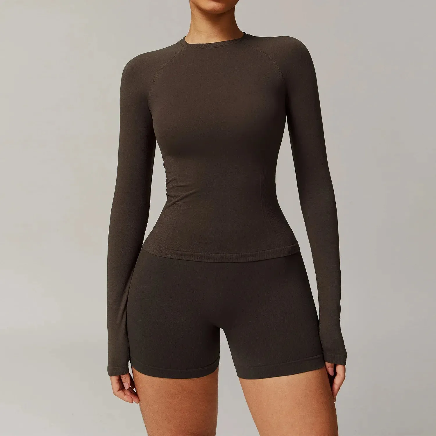 Seamless 2 Piece Fitness Leggings Set