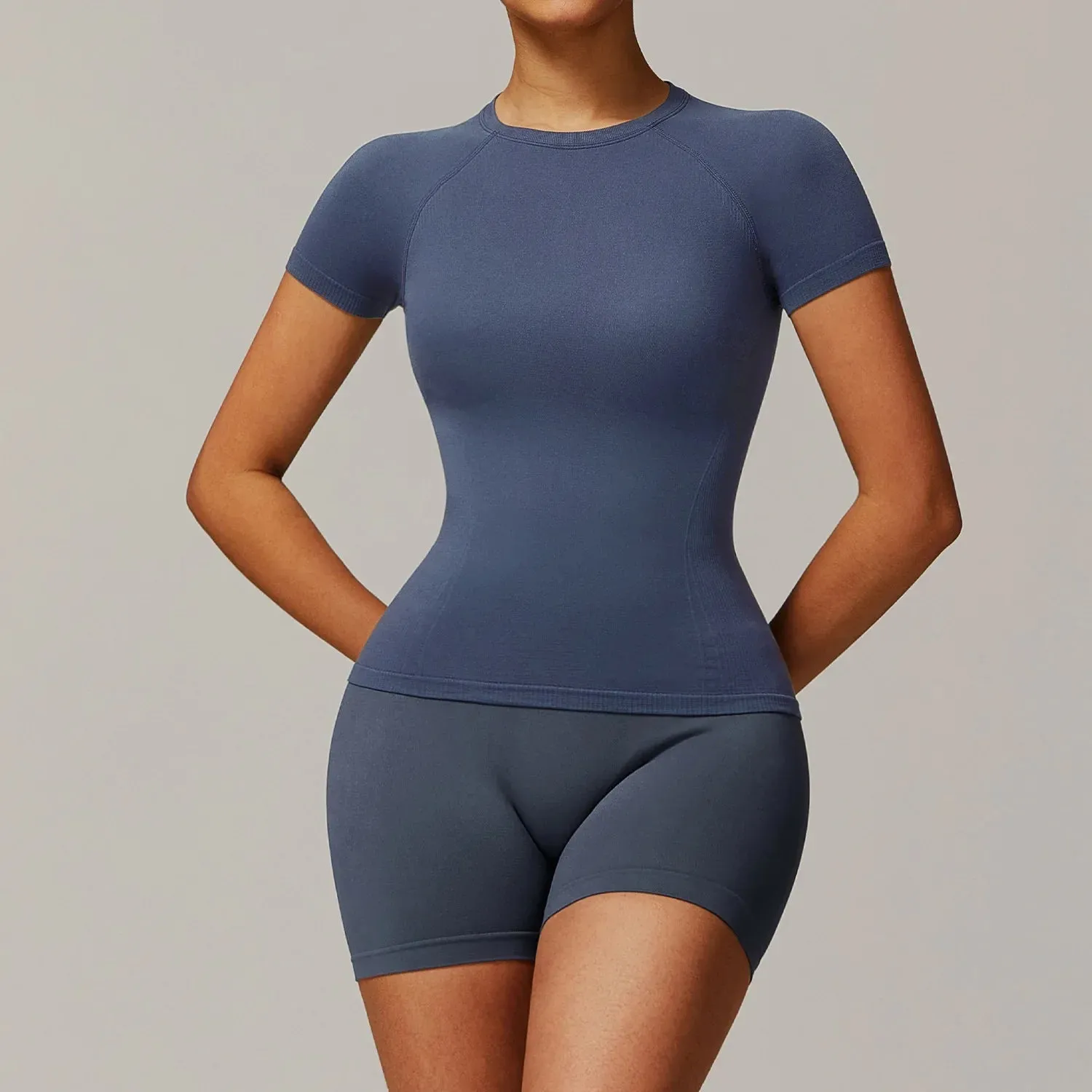 Seamless 2 Piece Fitness Leggings Set