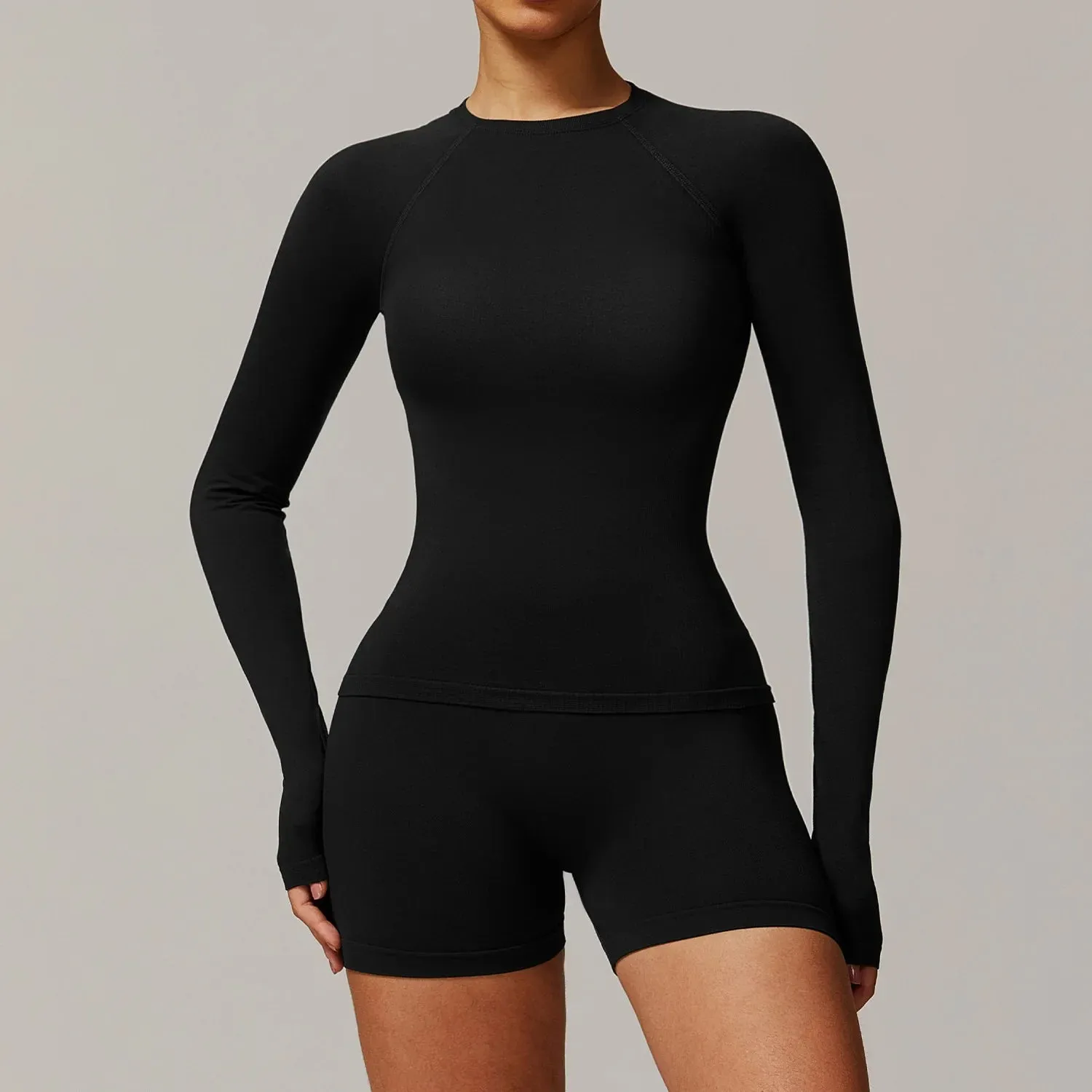 Seamless 2 Piece Fitness Leggings Set
