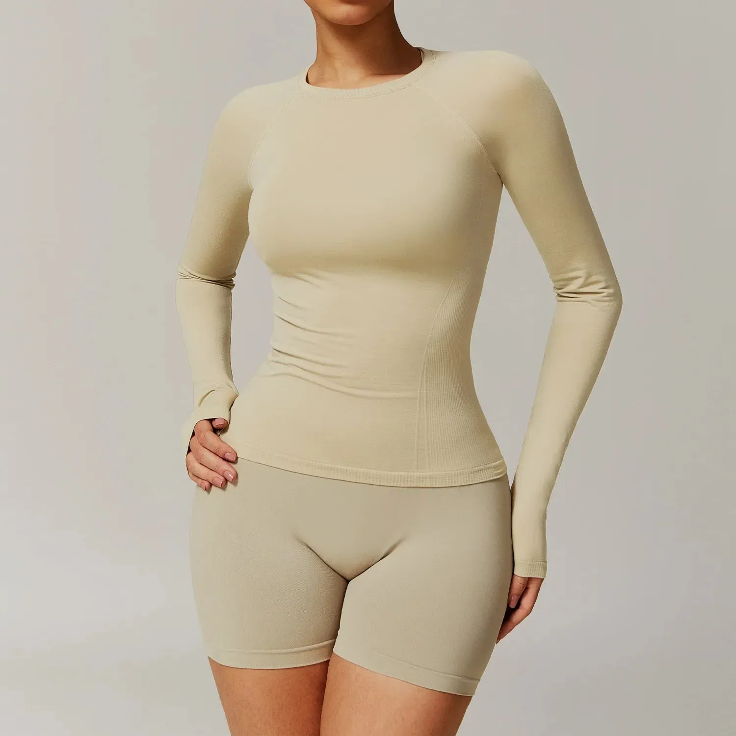 Seamless 2 Piece Fitness Leggings Set