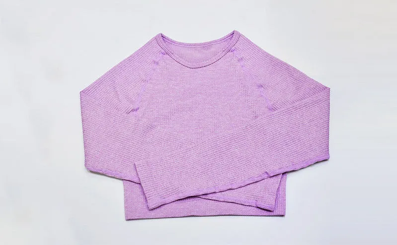 Seamless Long Sleeves  Gym Sets