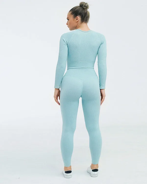 Seamless Long Sleeves  Gym Sets