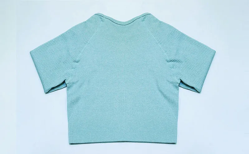 Seamless Long Sleeves  Gym Sets