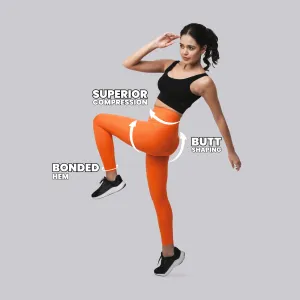 Seamless Quick Dry High Compression Butt Shaping Ankle Length Sports Leggings
