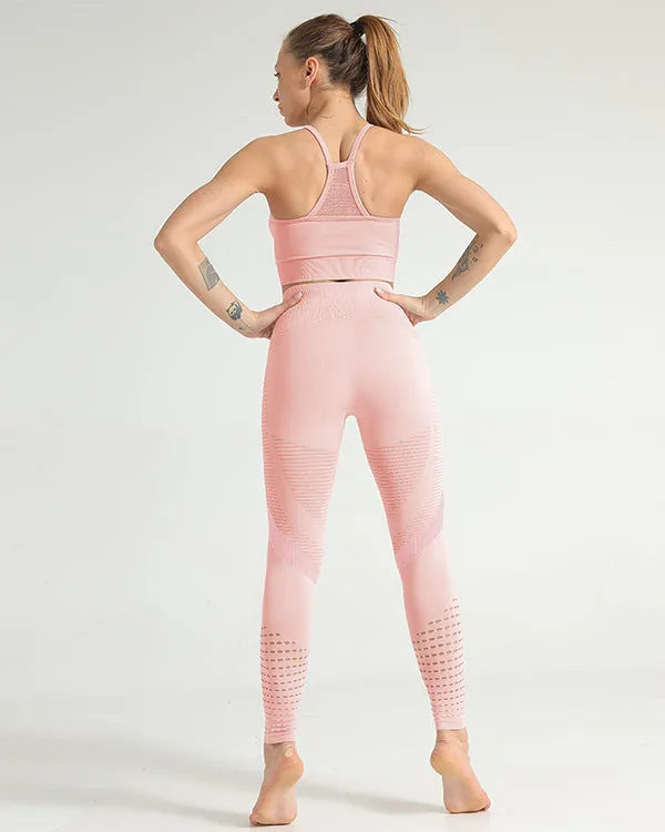 Seamless Sports Bras And Leggings Gym Sets