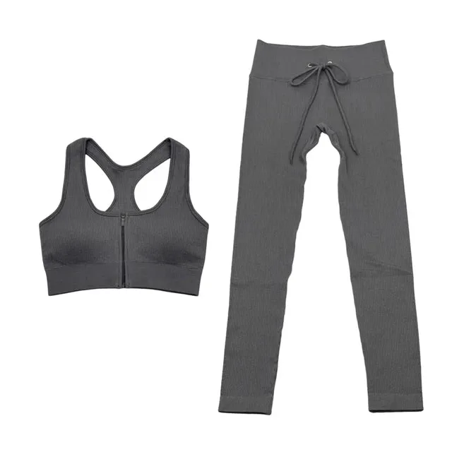Seamless Yoga Set for Women - Gym Clothing Workout Sportswear (2/3/5PCS)