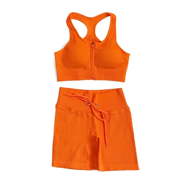 Seamless Yoga Set for Women - Gym Clothing Workout Sportswear (2/3/5PCS)