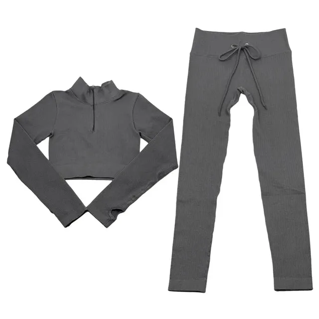 Seamless Yoga Set for Women - Gym Clothing Workout Sportswear (2/3/5PCS)