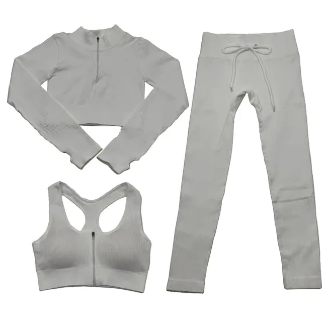 Seamless Yoga Set for Women - Gym Clothing Workout Sportswear (2/3/5PCS)