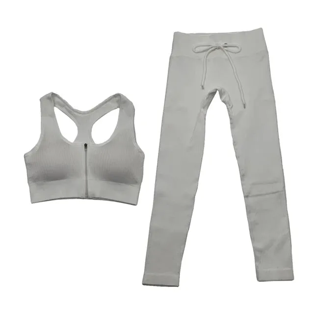 Seamless Yoga Set for Women - Gym Clothing Workout Sportswear (2/3/5PCS)