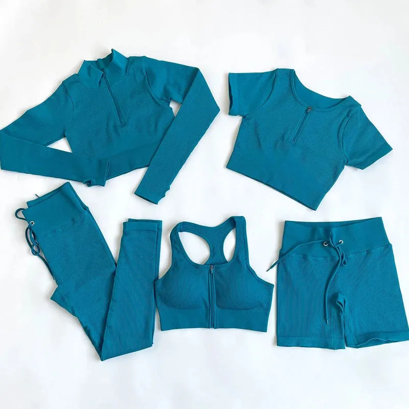Seamless Yoga Set for Women - Gym Clothing Workout Sportswear (2/3/5PCS)