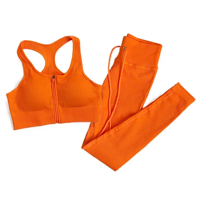 Seamless Yoga Set for Women - Gym Clothing Workout Sportswear (2/3/5PCS)