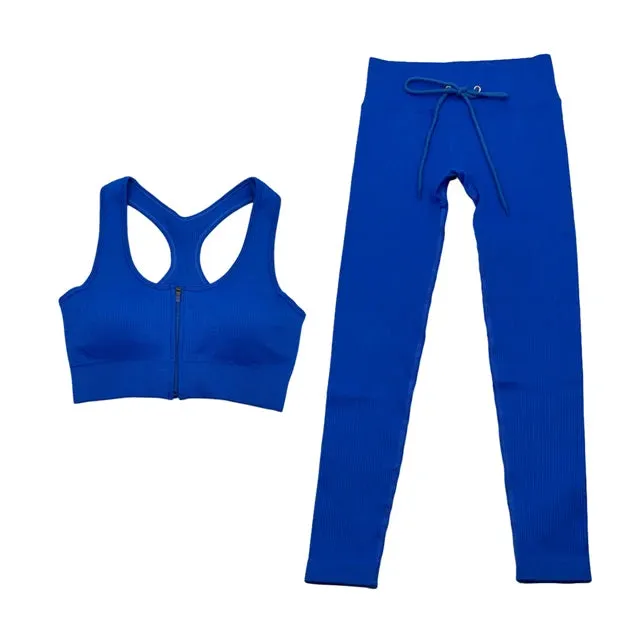 Seamless Yoga Set for Women - Gym Clothing Workout Sportswear (2/3/5PCS)