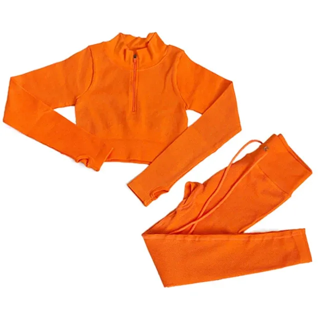 Seamless Yoga Set for Women - Gym Clothing Workout Sportswear (2/3/5PCS)
