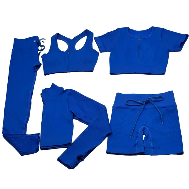 Seamless Yoga Set for Women - Gym Clothing Workout Sportswear (2/3/5PCS)