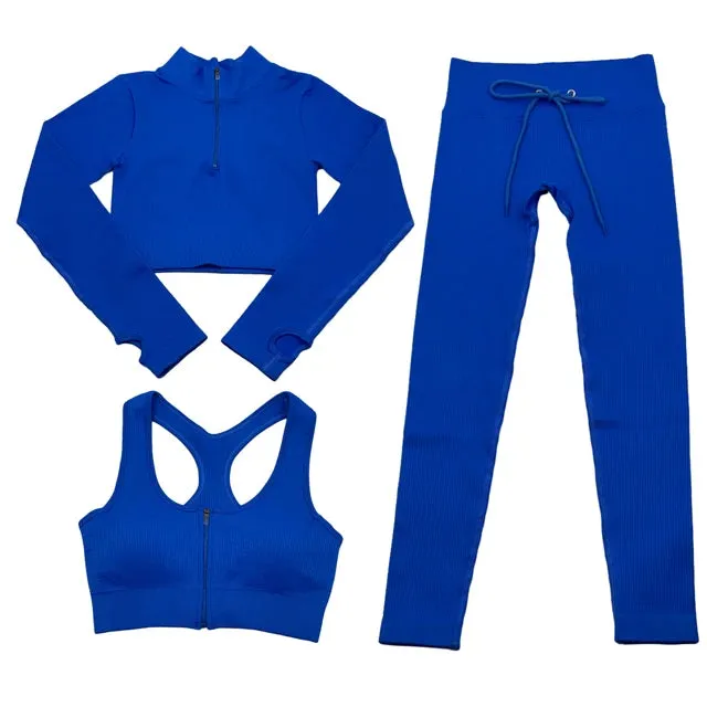 Seamless Yoga Set for Women - Gym Clothing Workout Sportswear (2/3/5PCS)