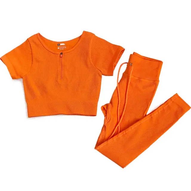 Seamless Yoga Set for Women - Gym Clothing Workout Sportswear (2/3/5PCS)