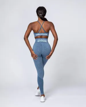 Shape Up Seamless Full Length Leggings - Navy Marl