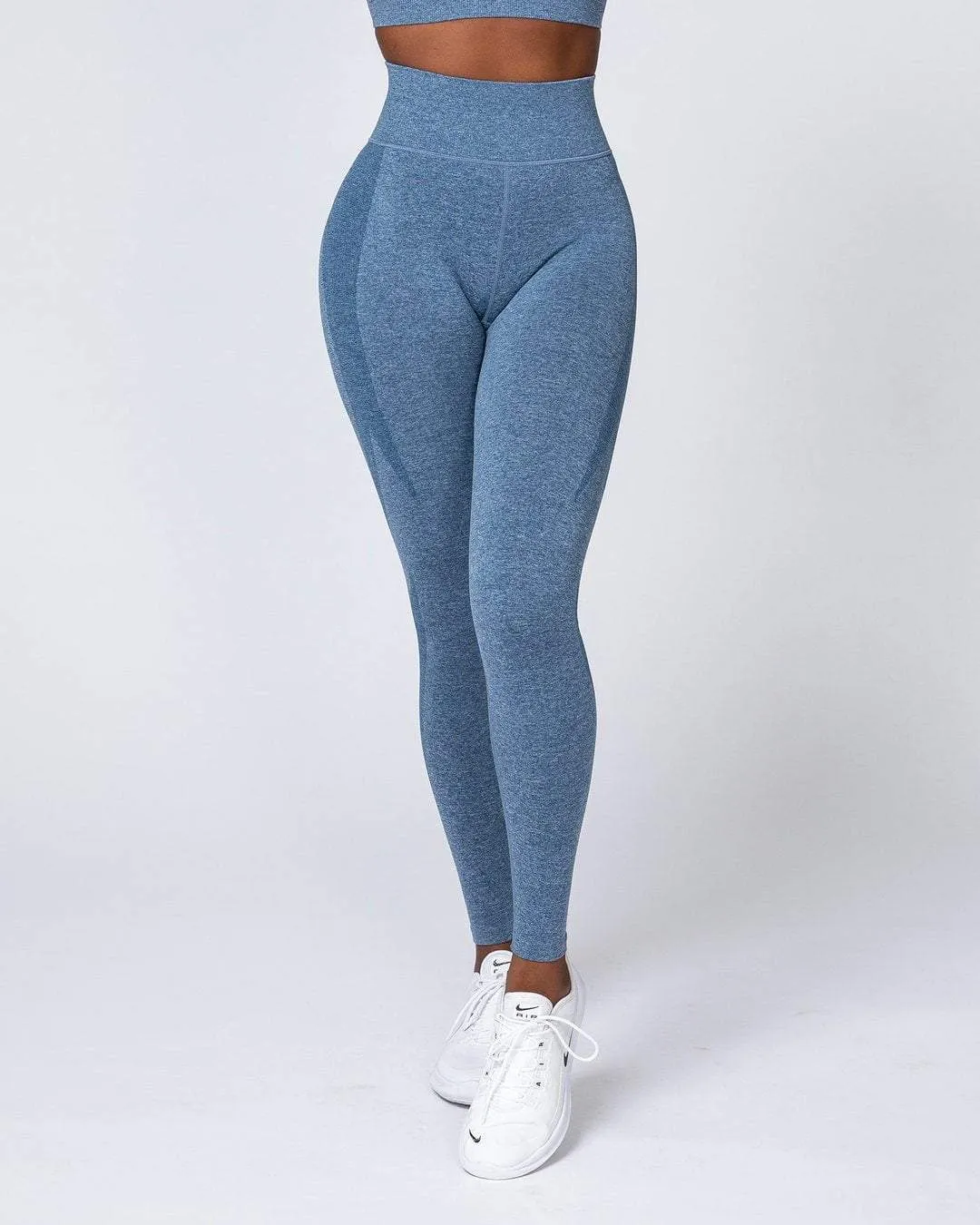 Shape Up Seamless Full Length Leggings - Navy Marl