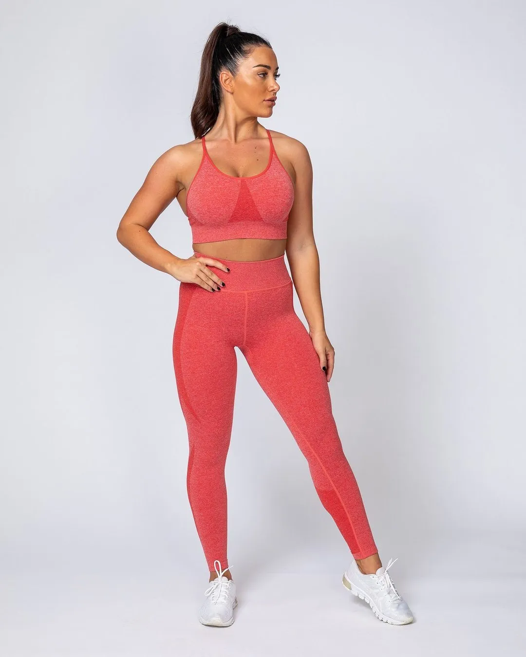 Shape Up Seamless Full Length Leggings - Poppy Marl