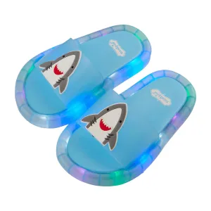 Shark Light Up Sandal Slides | M / L