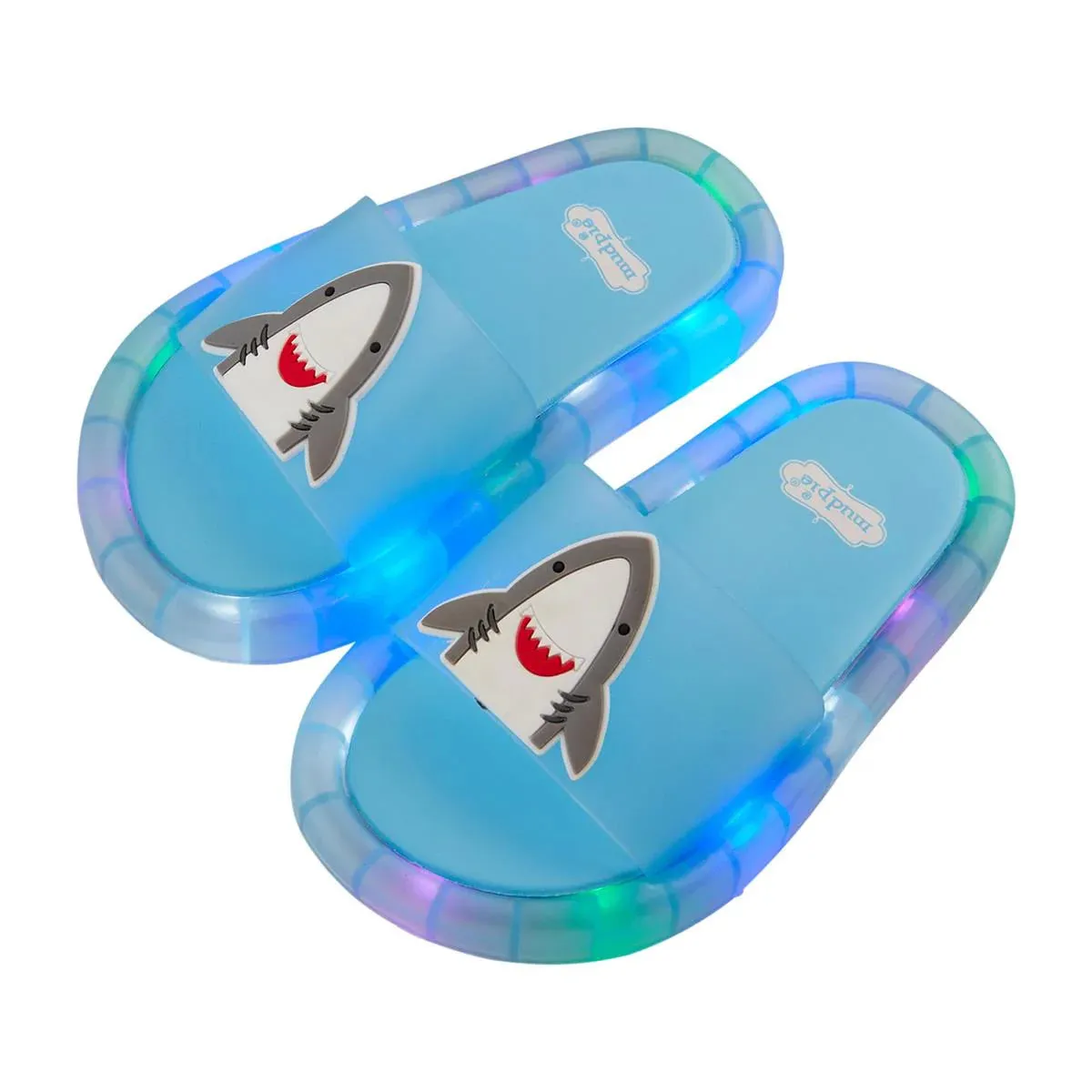 Shark Light Up Sandal Slides| S / M