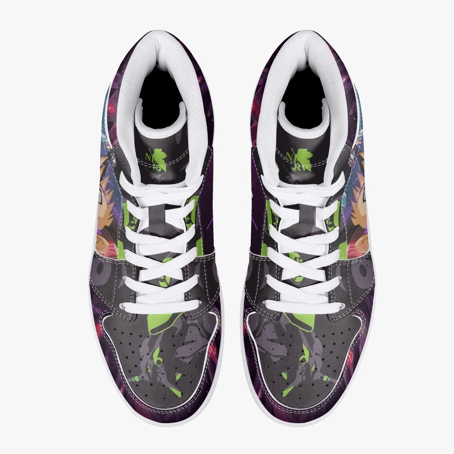 Shinji Ikari Eva Unit 01 Neon Genesis Evangelion Mid 1 Basketball Shoes