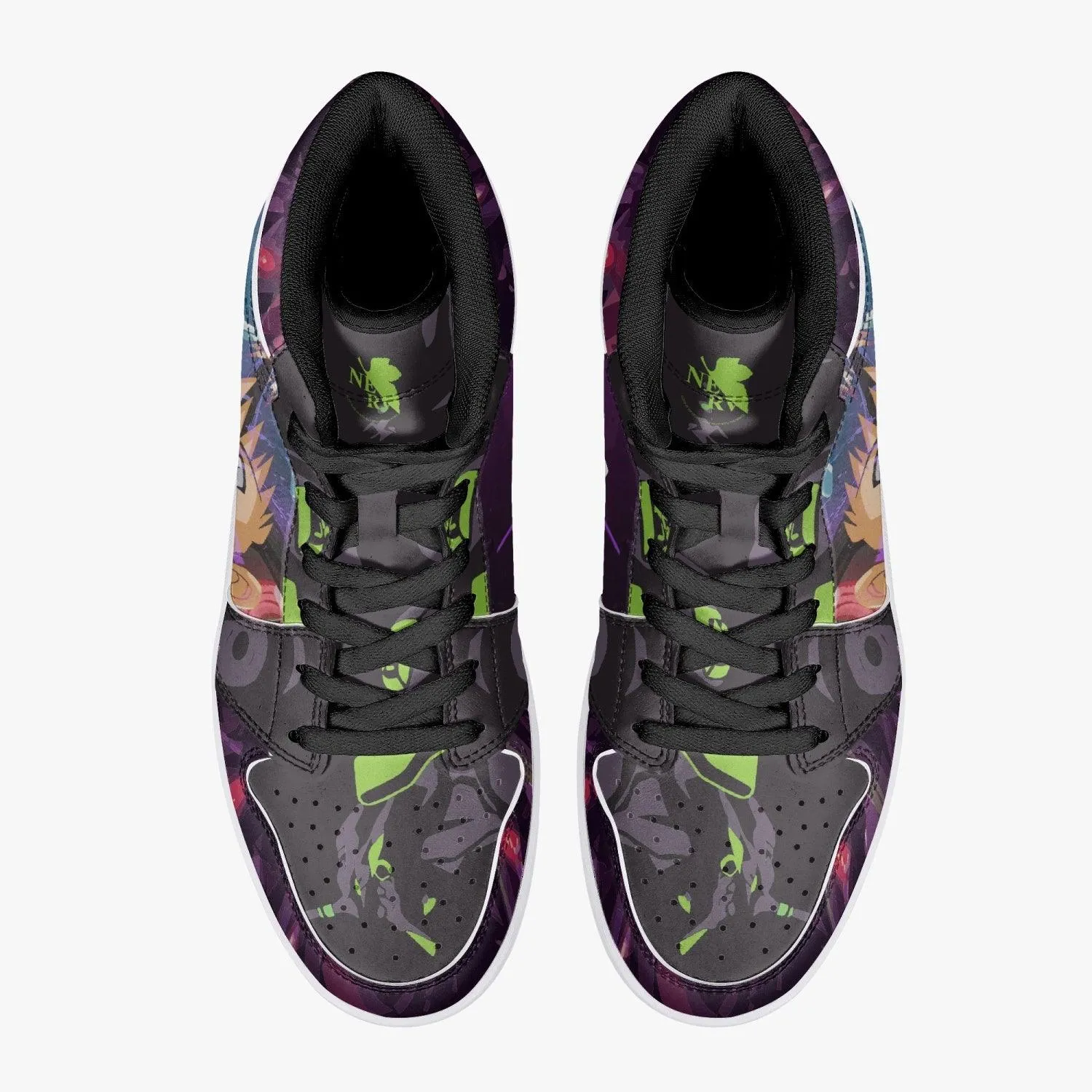 Shinji Ikari Eva Unit 01 Neon Genesis Evangelion Mid 1 Basketball Shoes