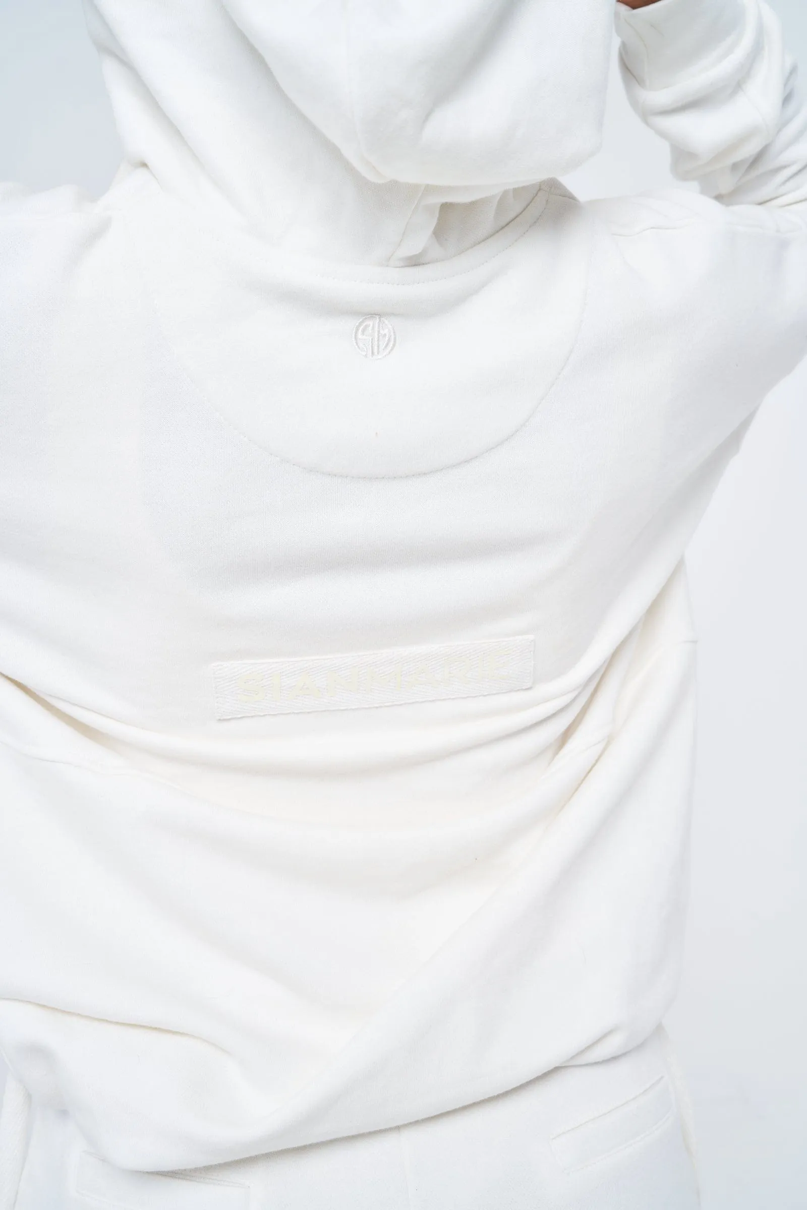 SIANMARIE Essential Oversized Hoodie - Nude