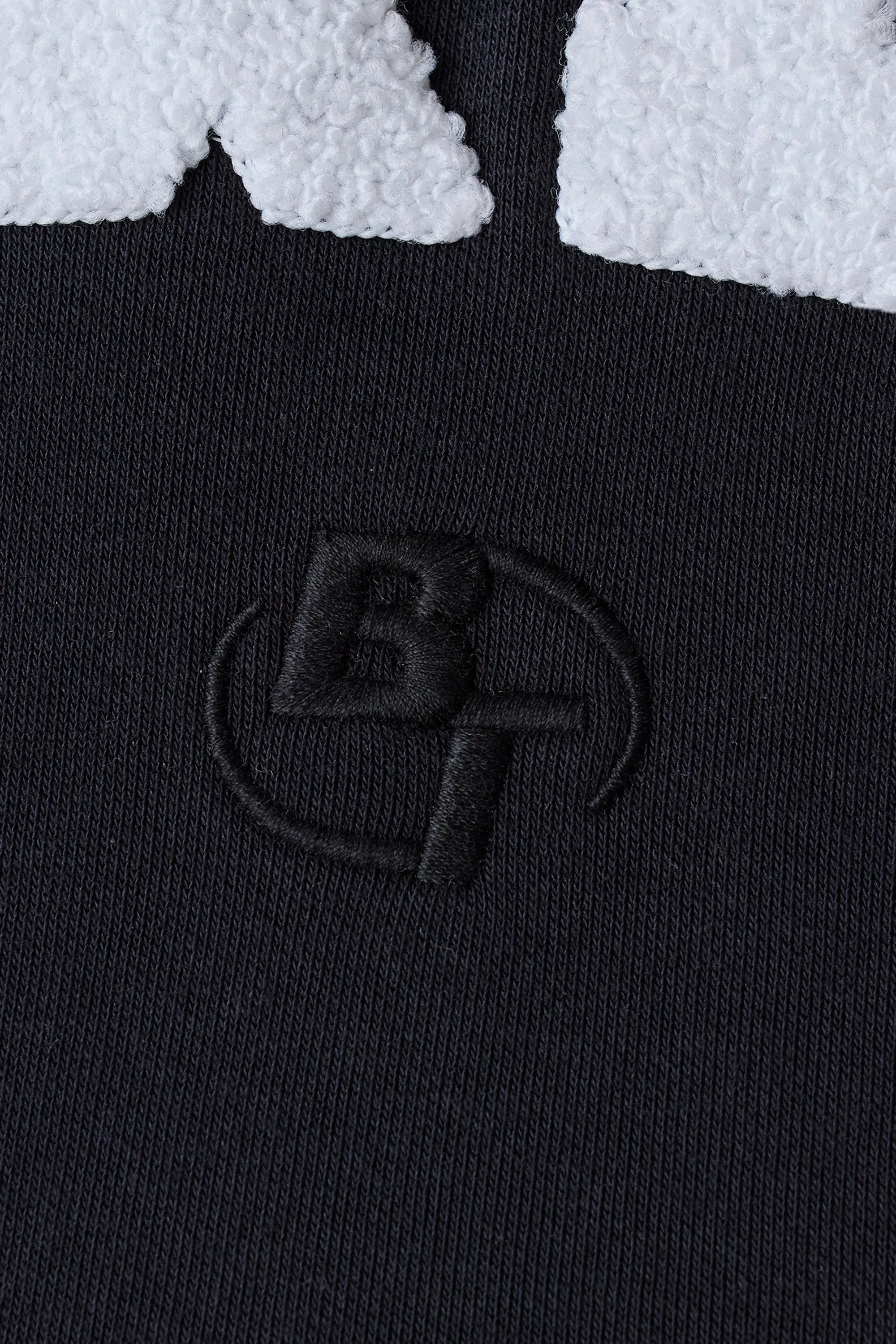 Signature - Oversized Crew Neck Sweatshirt in Black