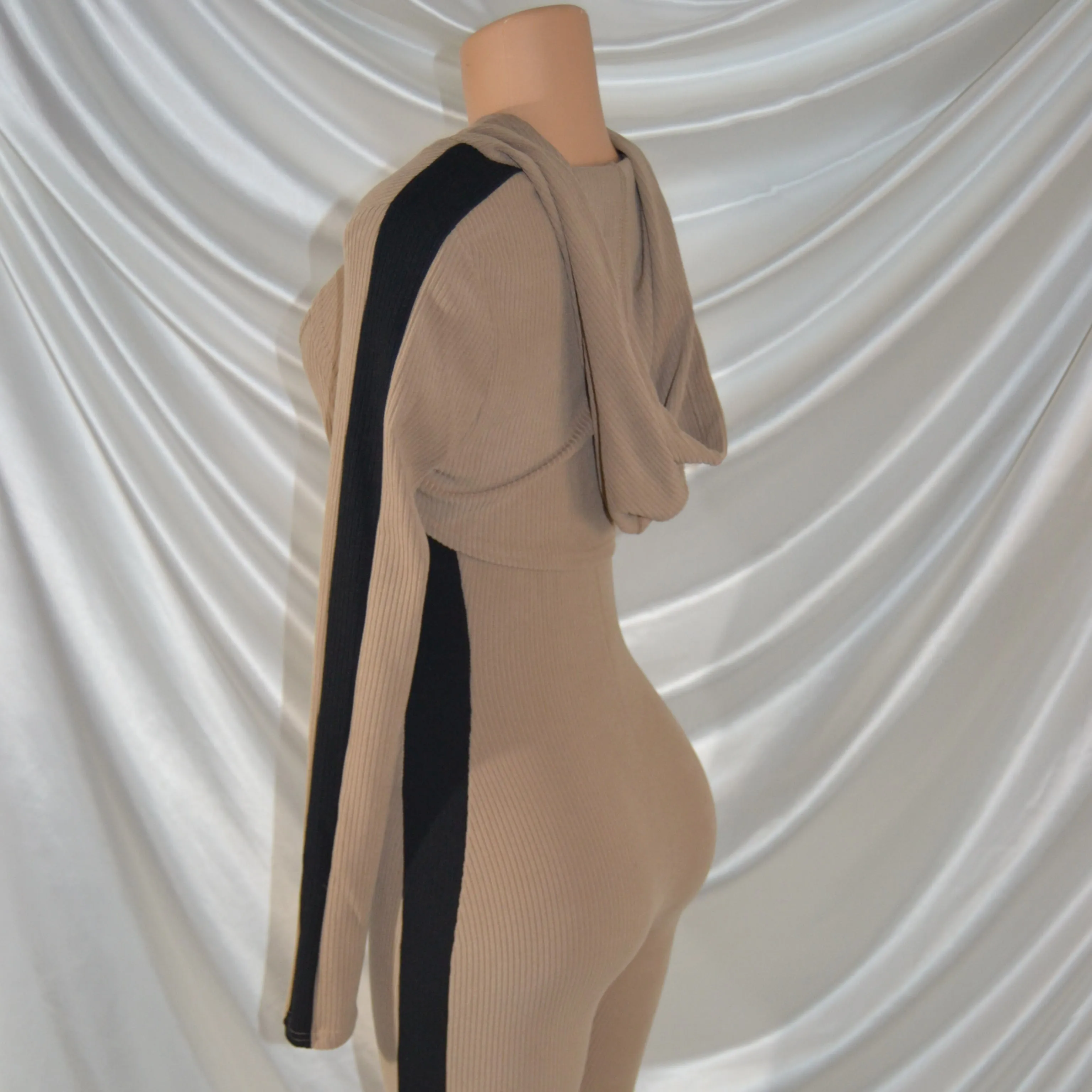 Silvia 2-Piece Jumpsuit - Tan