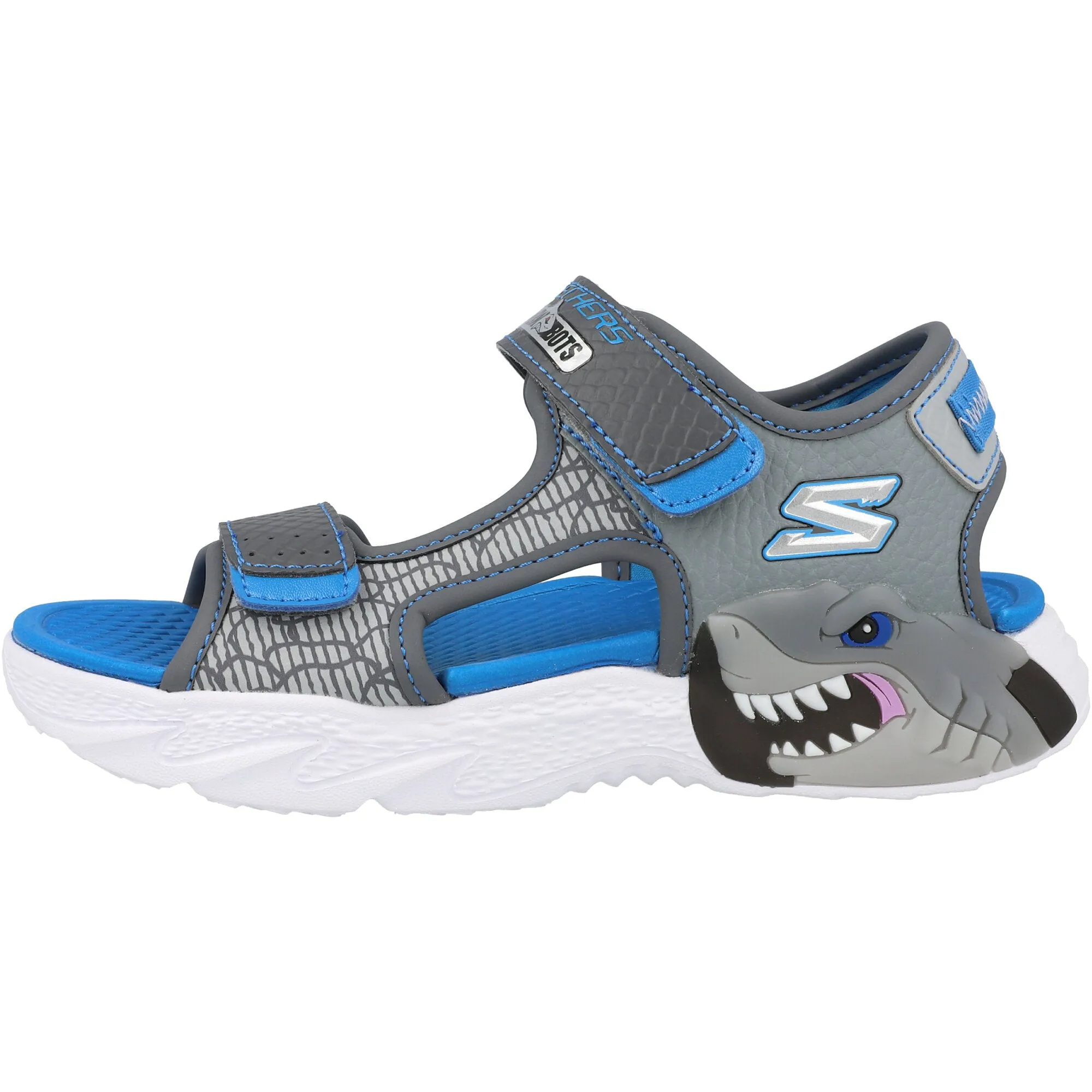 Skechers Creature Charcoal Kids Light-Up Trainers