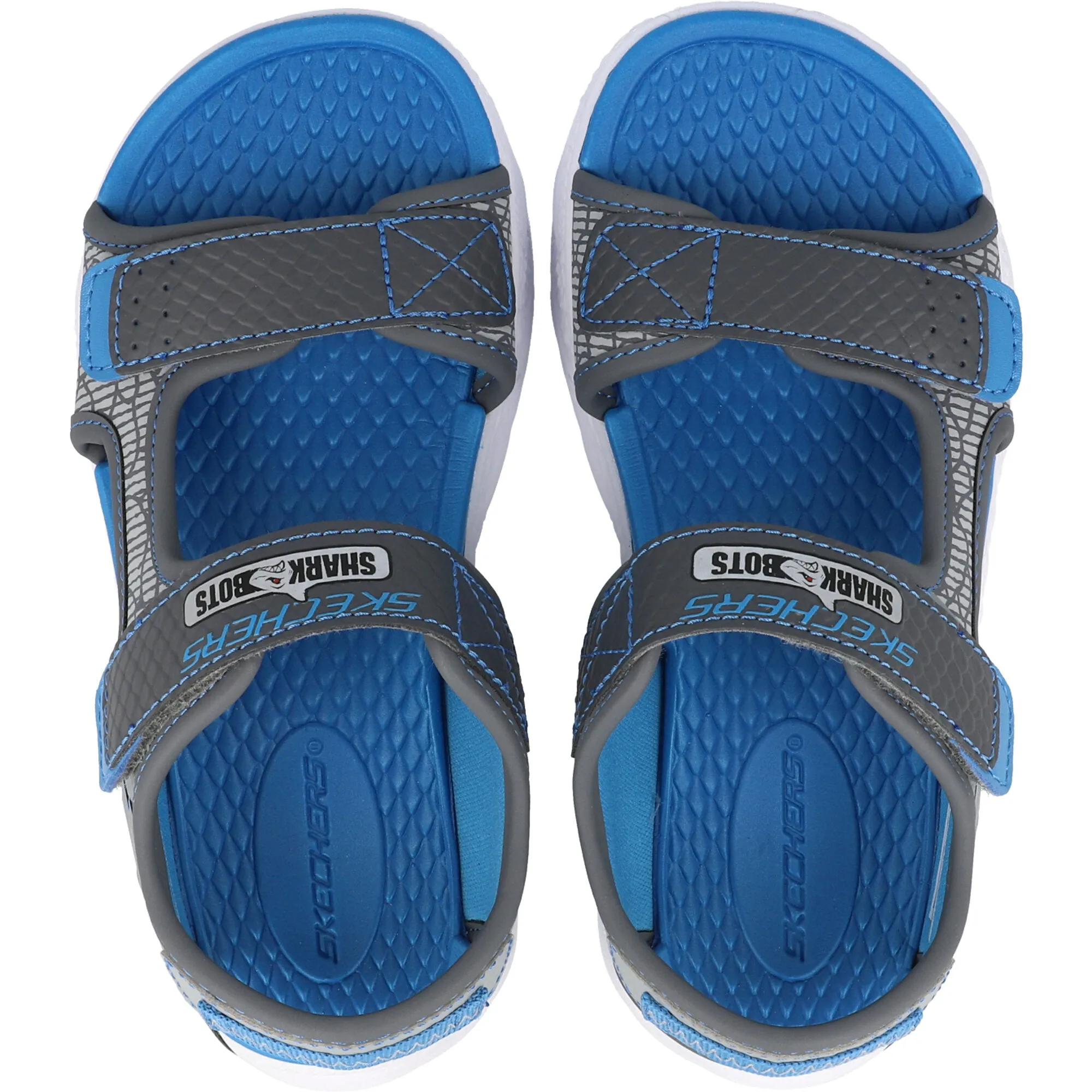 Skechers Creature Charcoal Kids Light-Up Trainers