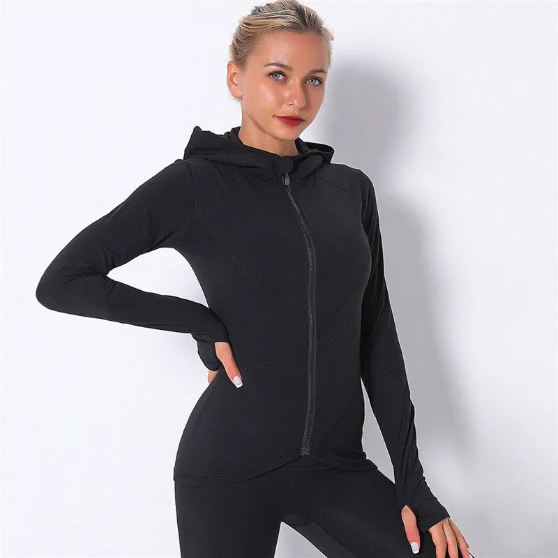 Sleek Performance Zip Up Hoodie