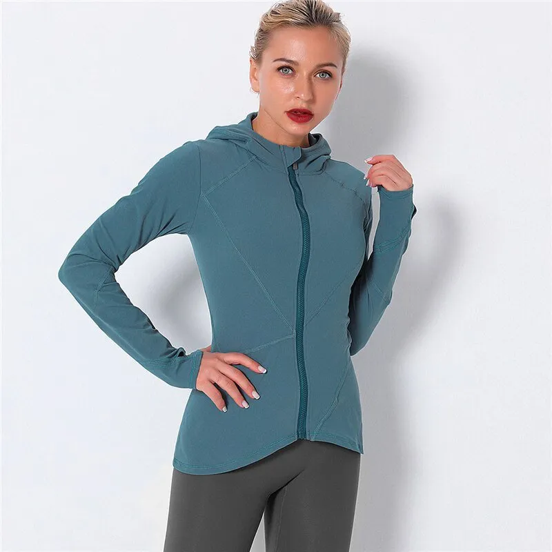 Sleek Performance Zip Up Hoodie