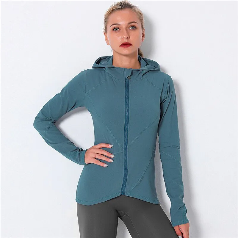 Sleek Performance Zip Up Hoodie