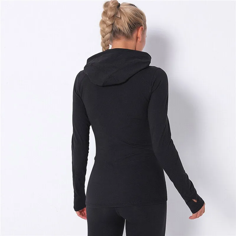 Sleek Performance Zip Up Hoodie
