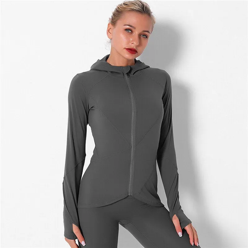 Sleek Performance Zip Up Hoodie