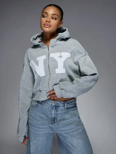 Soft Wide-Leg St. Patrick's Day Athletic Sweatpants Set – Zip-Up Hoodie, Varsity Style, Lucky Charm Loungewear