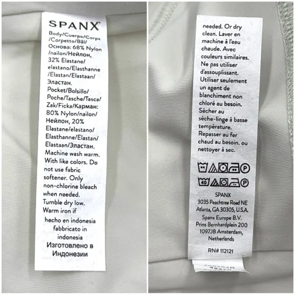 Spanx Booty Boost Legging Lined Skirt Size Large