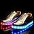 Sparkling LED Sneakers for Kids - USB Rechargeable Glitter Lights, Non-Slip Design, Perfect for Holidays!
