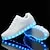 Sparkling LED Sneakers for Kids - USB Rechargeable Glitter Lights, Non-Slip Design, Perfect for Holidays!