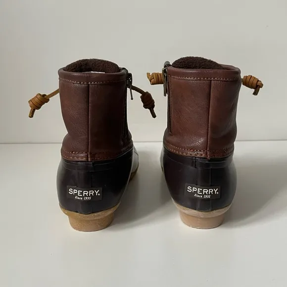 Sperry Topsider Kid’s Unisex Saltwater Water-resistant Rain Boot - Brown