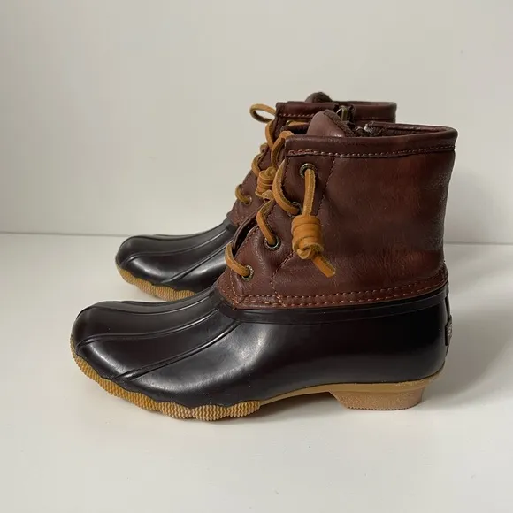 Sperry Topsider Kid’s Unisex Saltwater Water-resistant Rain Boot - Brown