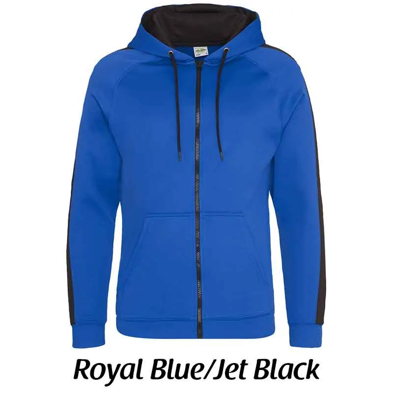 Sporty Zipped Hoodie, Personalised Gift