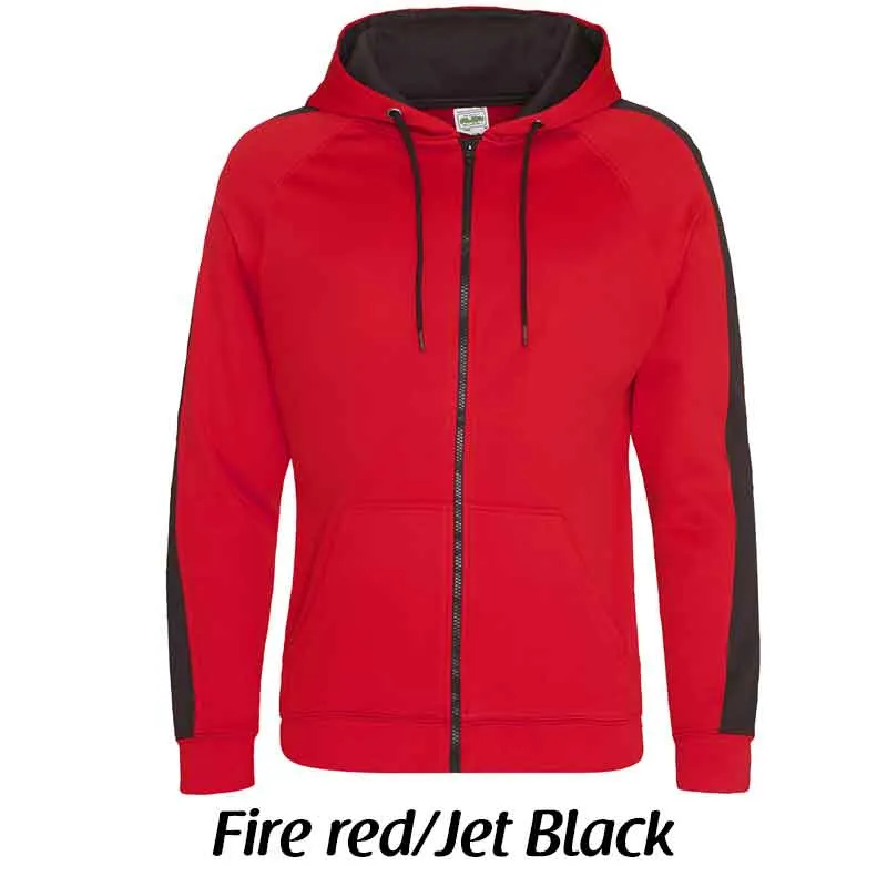 Sporty Zipped Hoodie, Personalised Gift