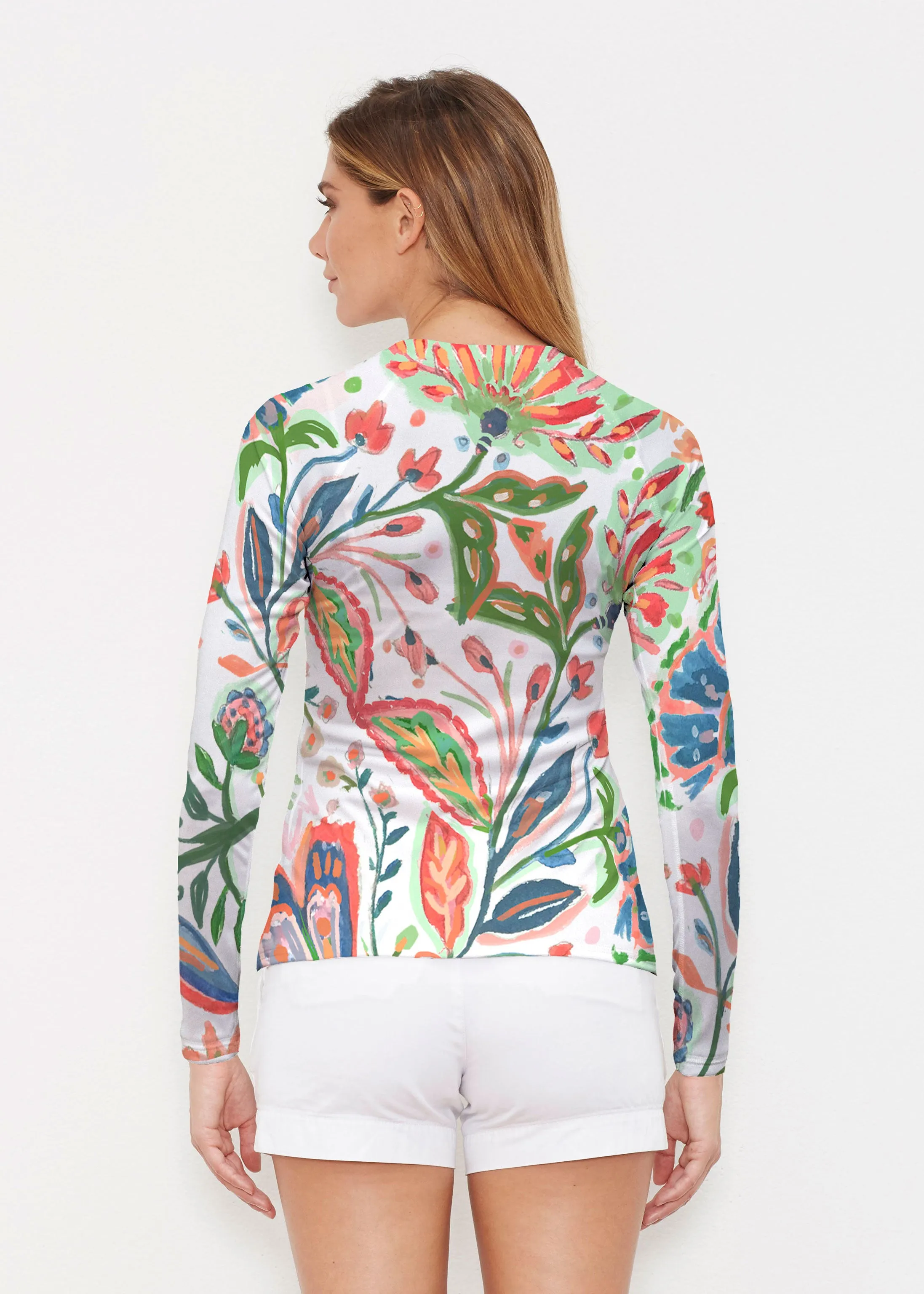 Spring Fantasy Pink (17225) ~ Long Sleeve Rash Guard
