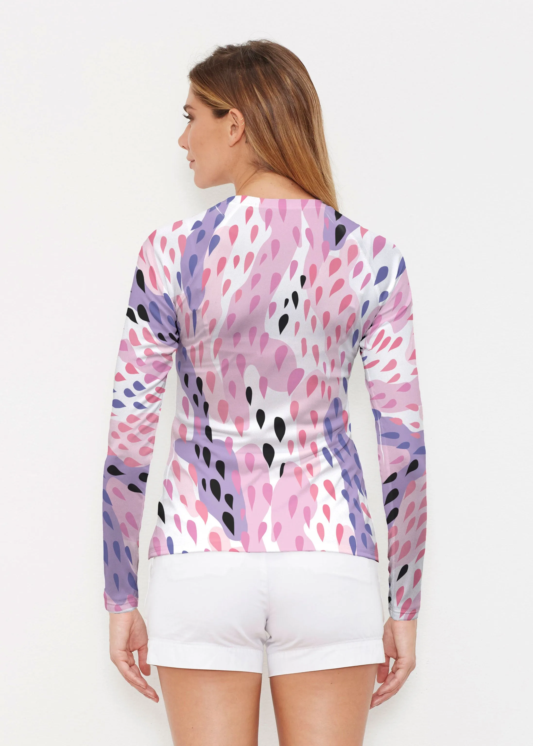 Spring Rain (14268) ~ Long Sleeve Rash Guard